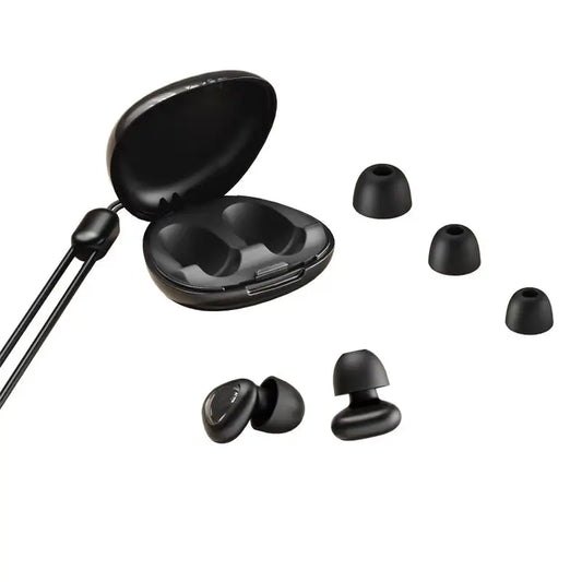 GERMAN™ Sleep Pods Noise-Canceling Silicone Earplugs for Sleep & Travel  Up to 28dB andCase Included